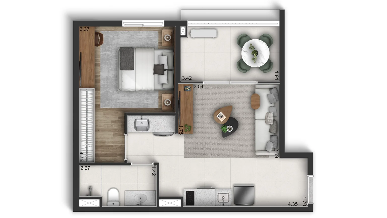 41- Planta 42m²_Tipo final 11_R03