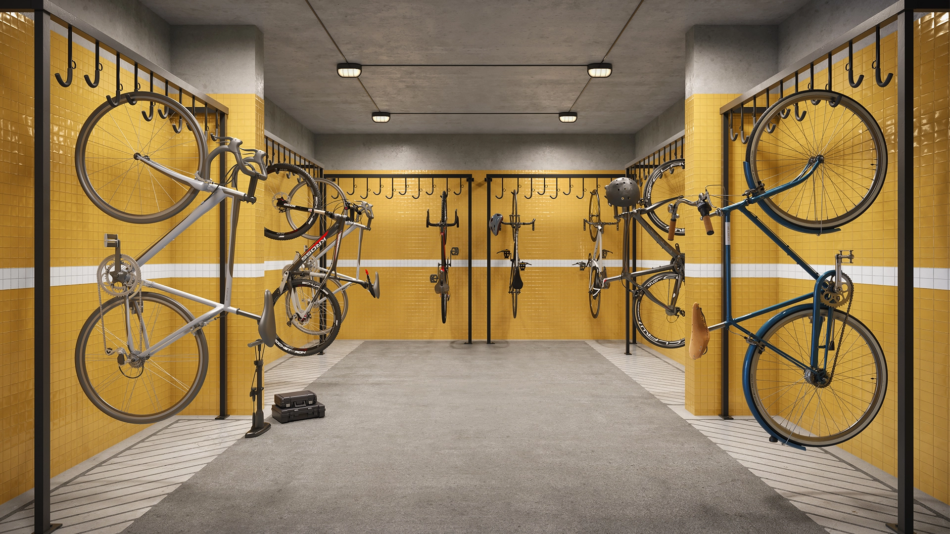 Perspectiva Ilustrada Bicicletario