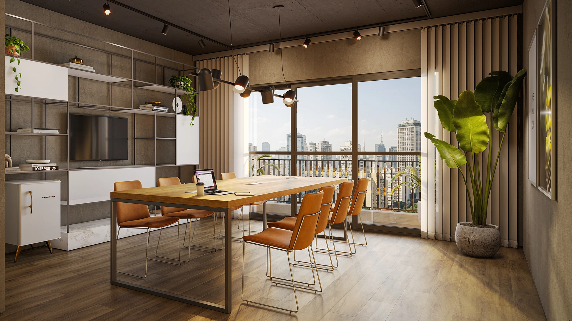 Perspectiva Ilustrada Comercial 31m2
