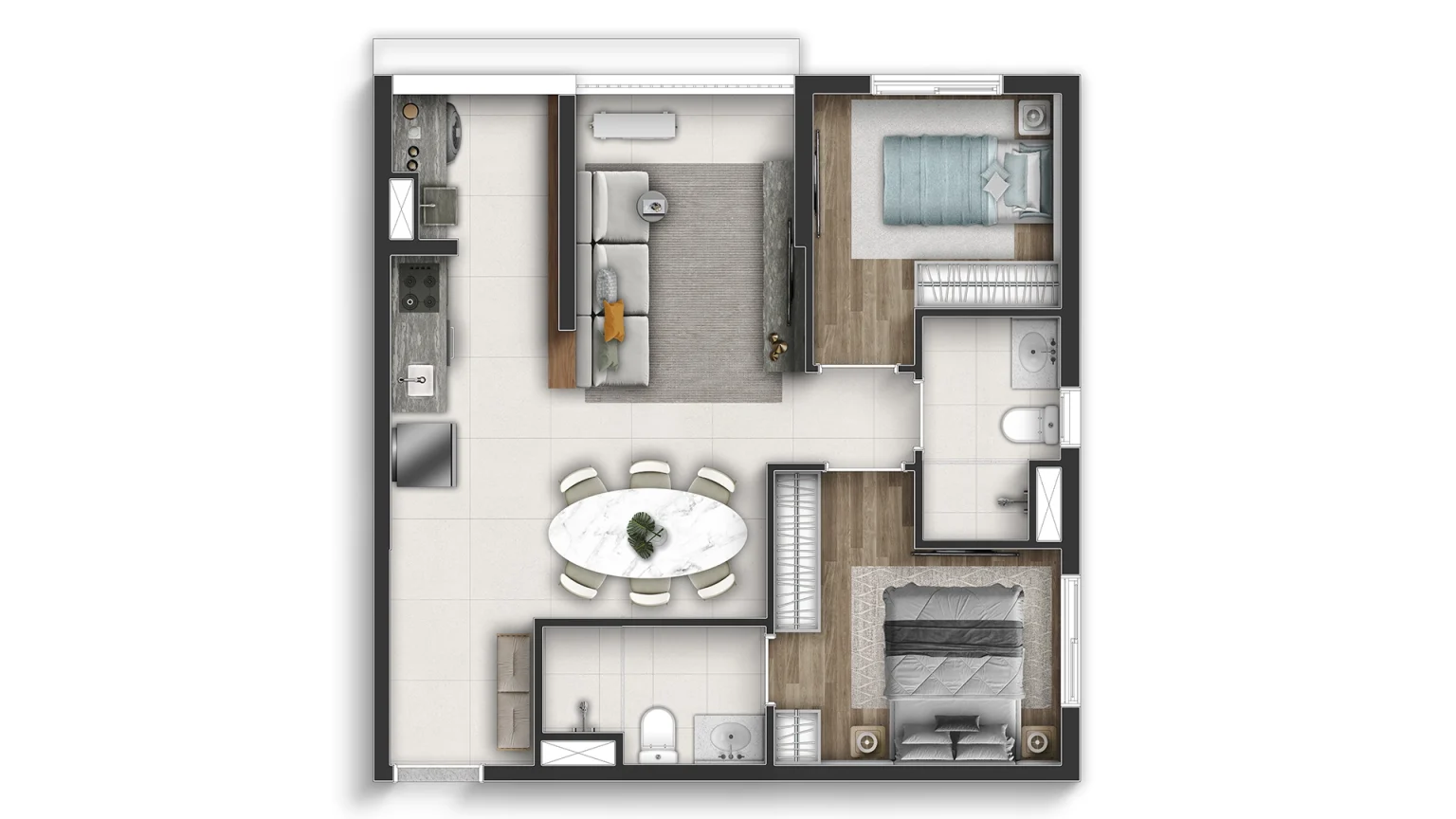 Planta 59m²_Tipo final 5 ampliada_R03