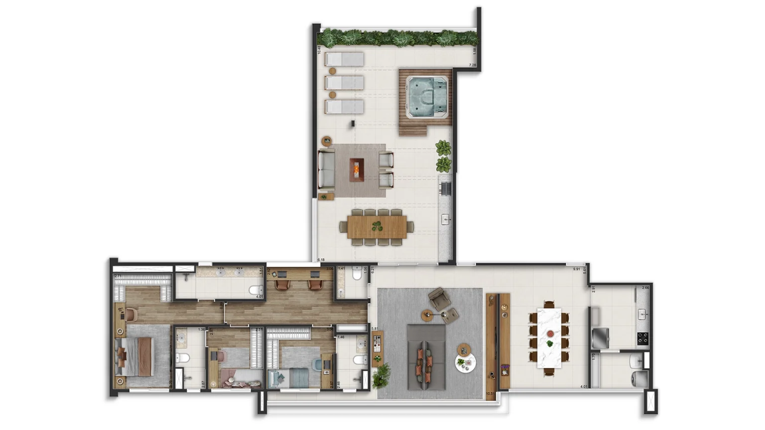 PENTHOUSE 220 M²