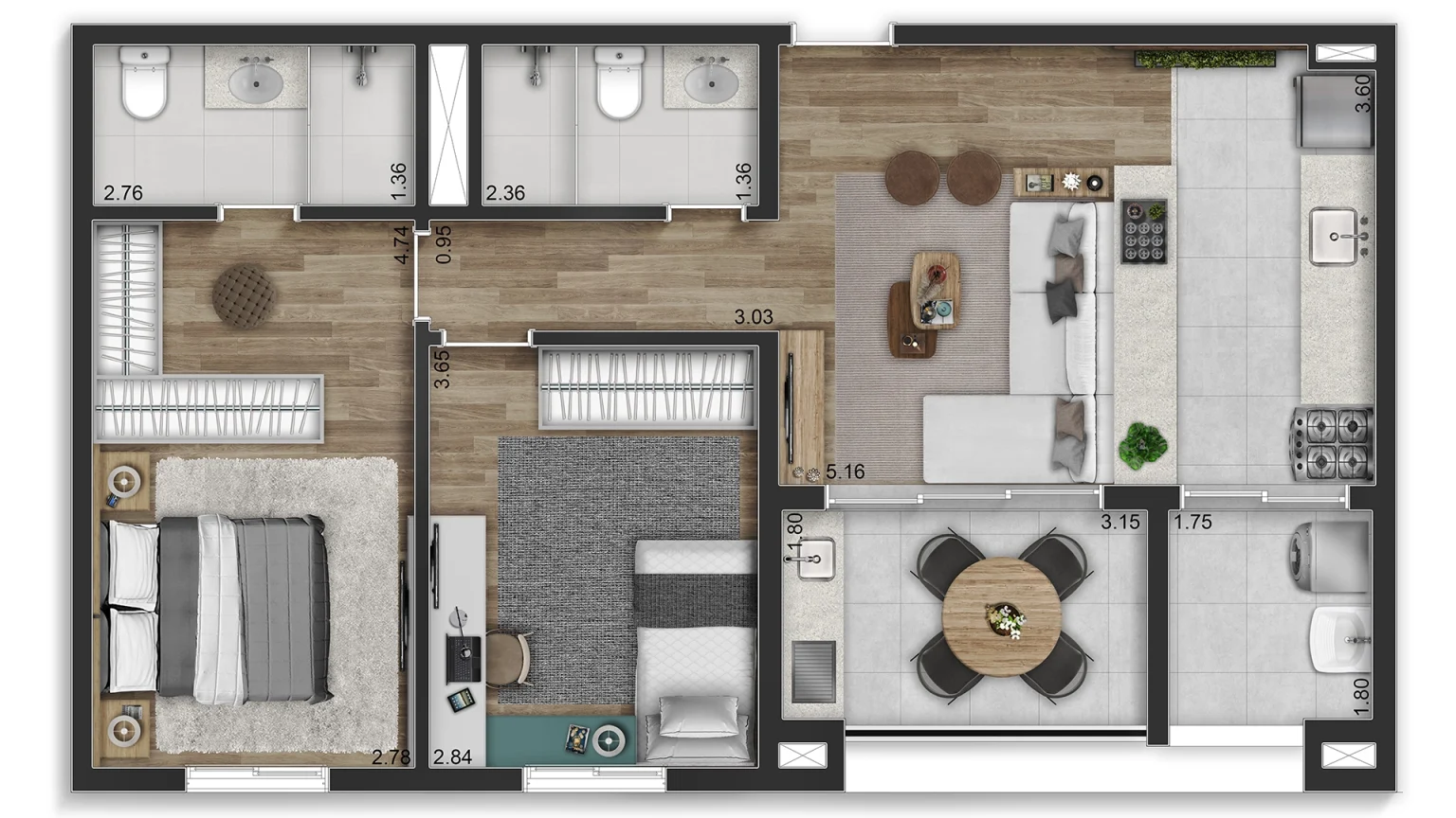 PLANTA TIPO 75M² - 2 DORMS (2)