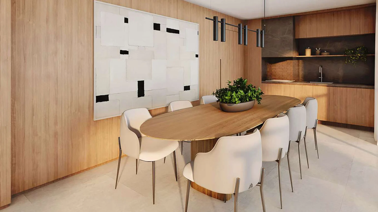 Perspectiva Ilustrada Terraço Gourmet 1 175M²