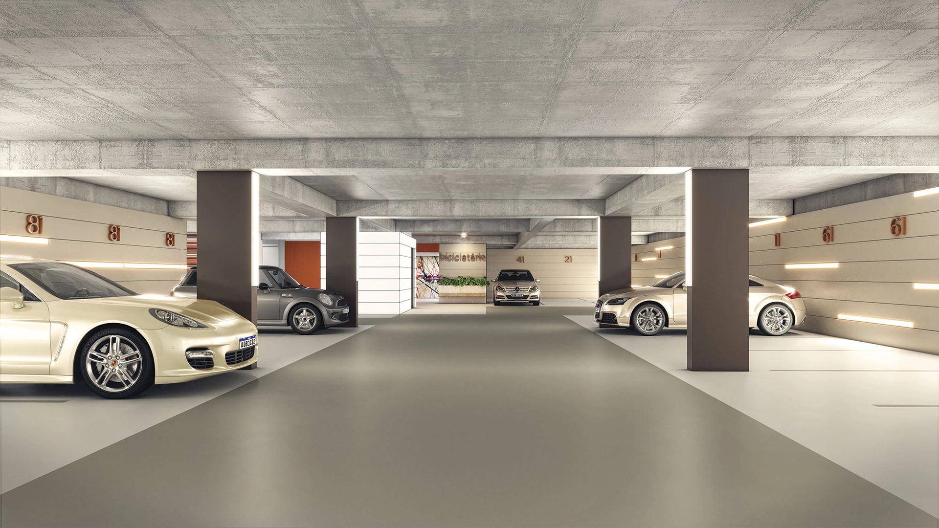 Perspectiva Ilustrada da Garagem